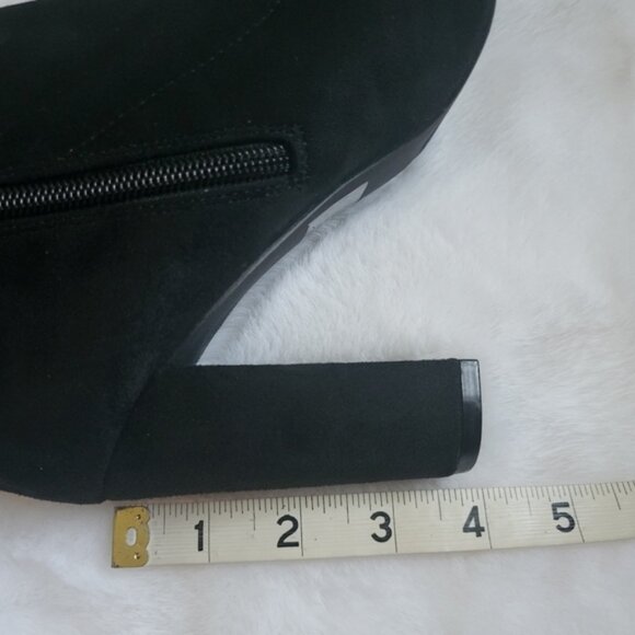 NWT New York & Company Faux Suede Tall Heeled Monia Boot - Picture 9 of 13